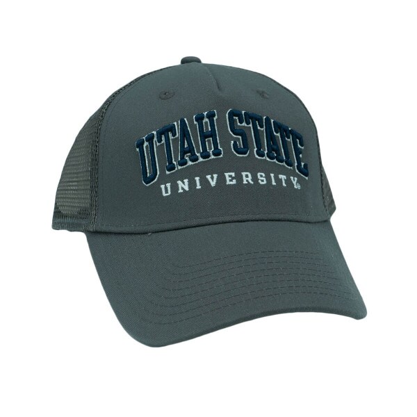 Gray Utah State University Trucker Hat